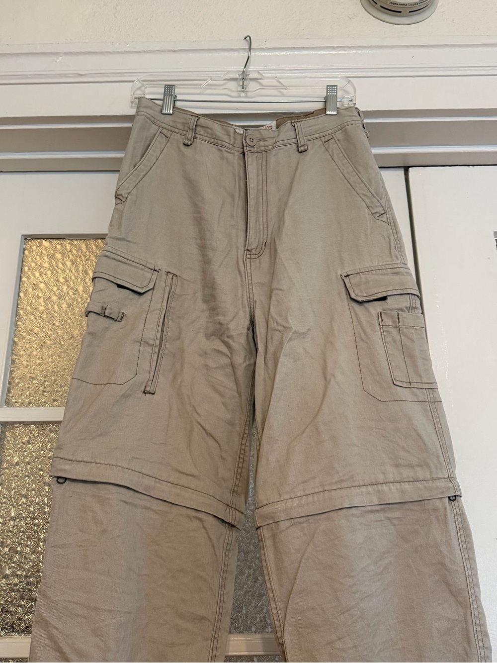 Tan Wearfirst Zip-off Cargo Pants